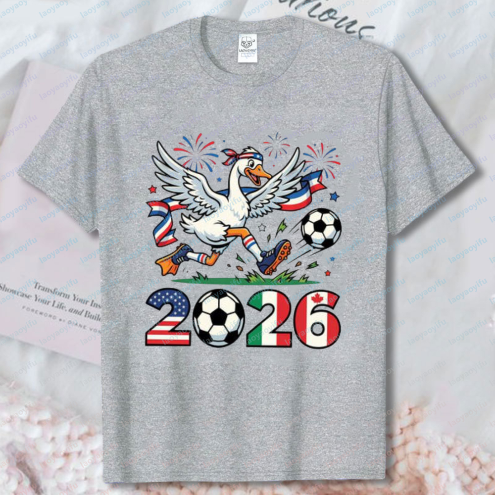 Funny 2026 Soccer Goose Shirt  - Summer Clothing Canada avaliação e preço