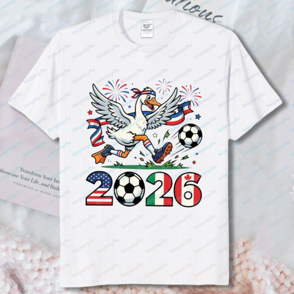Funny 2026 Soccer Goose Shirt  - Summer Clothing Canada avaliação e preço