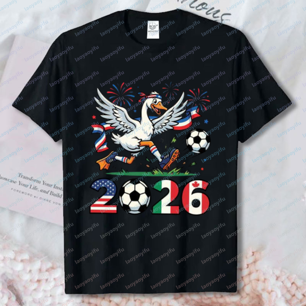 Funny 2026 Soccer Goose Shirt  - Summer Clothing Canada avaliação e preço