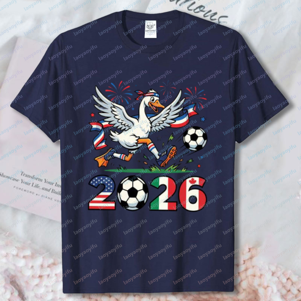 Funny 2026 Soccer Goose Shirt  - Summer Clothing Canada avaliação e preço