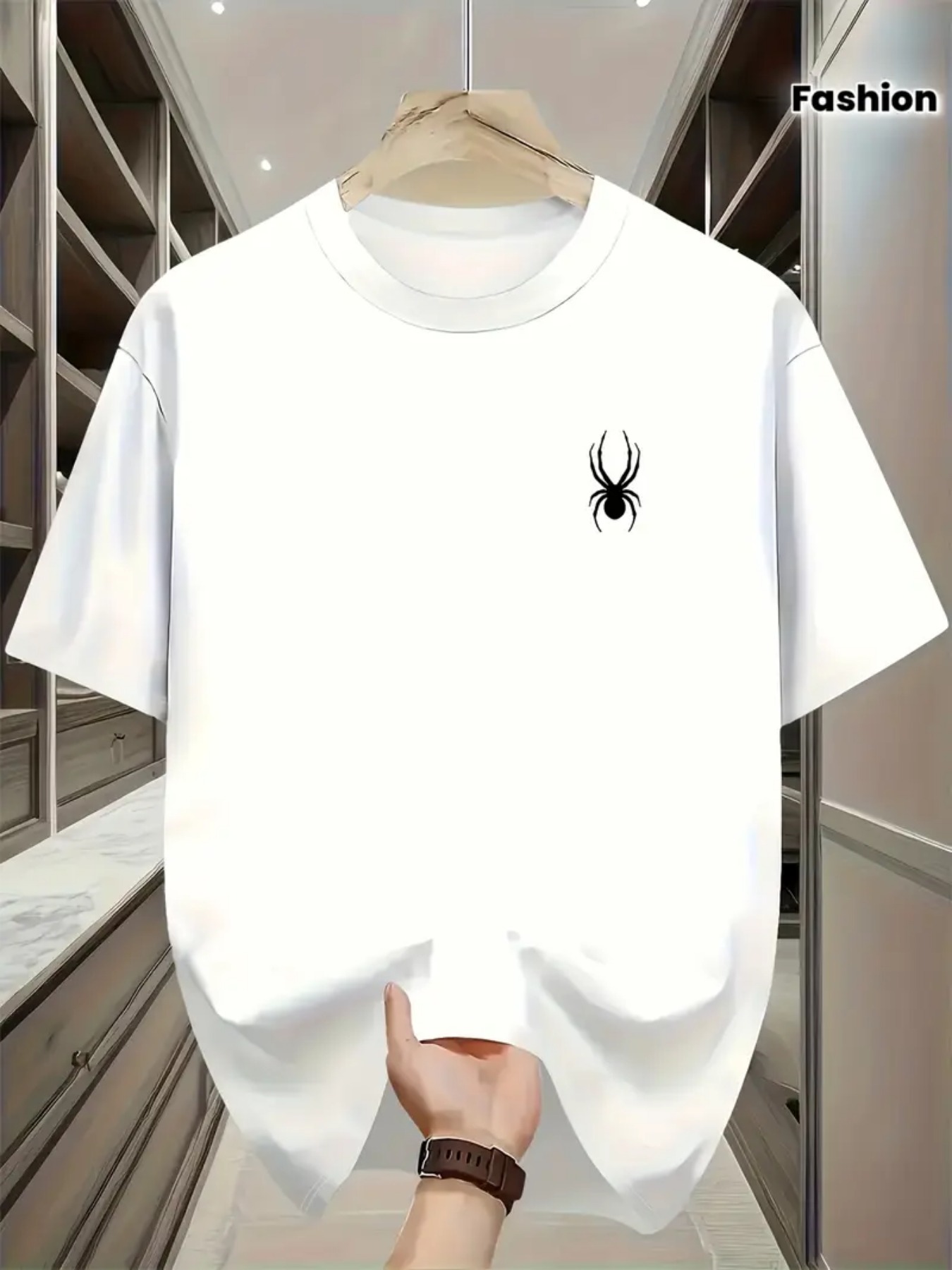 Short-sleeved T-shirt with sma - Summer Clothing Affordable avaliação e preço