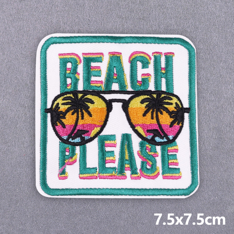 5PCS Play Ball Embroidered Pat - Summer Clothing Vibes avaliação e preço