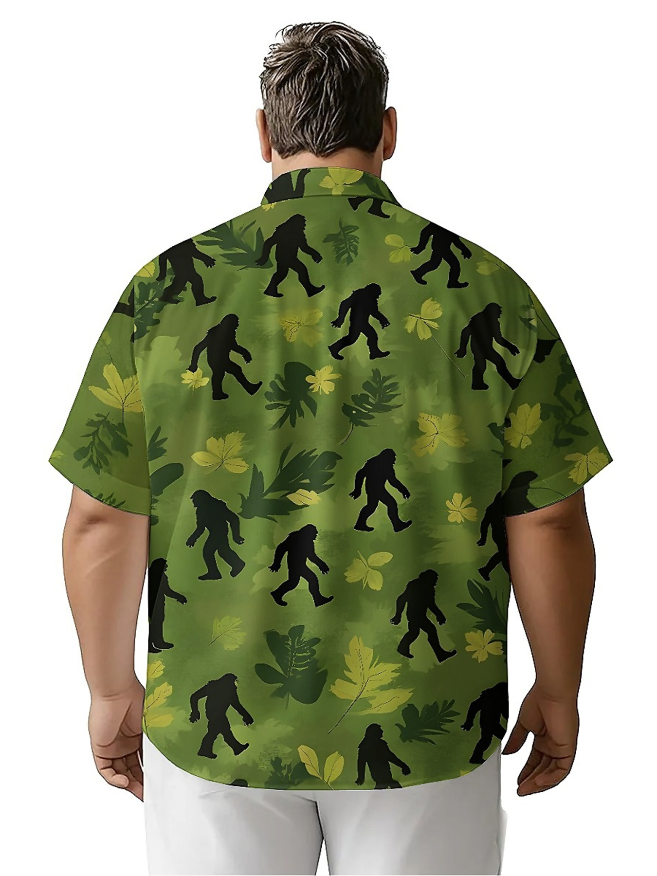 Men's Plus Size Hawaiian Shirt - Summer Clothing Patterns avaliação e preço