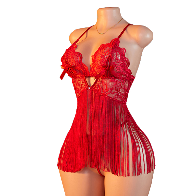 Transparent Lace Women Red Str - Summer Nights Clothing avaliação e preço