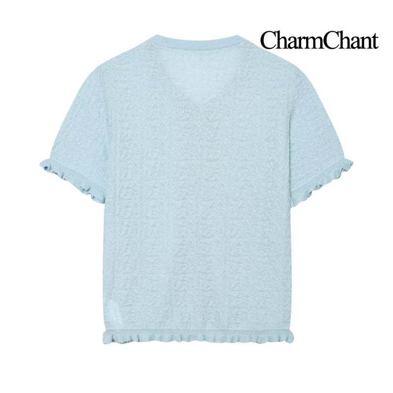CharmChant Summer Women Ruffle - Summer Clothing Aesthetic avaliação e preço