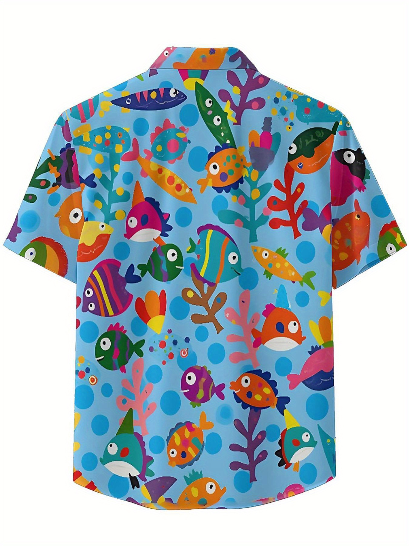 Men's Plus Size Hawaiian Shirt - Summer Clothing Patterns avaliação e preço