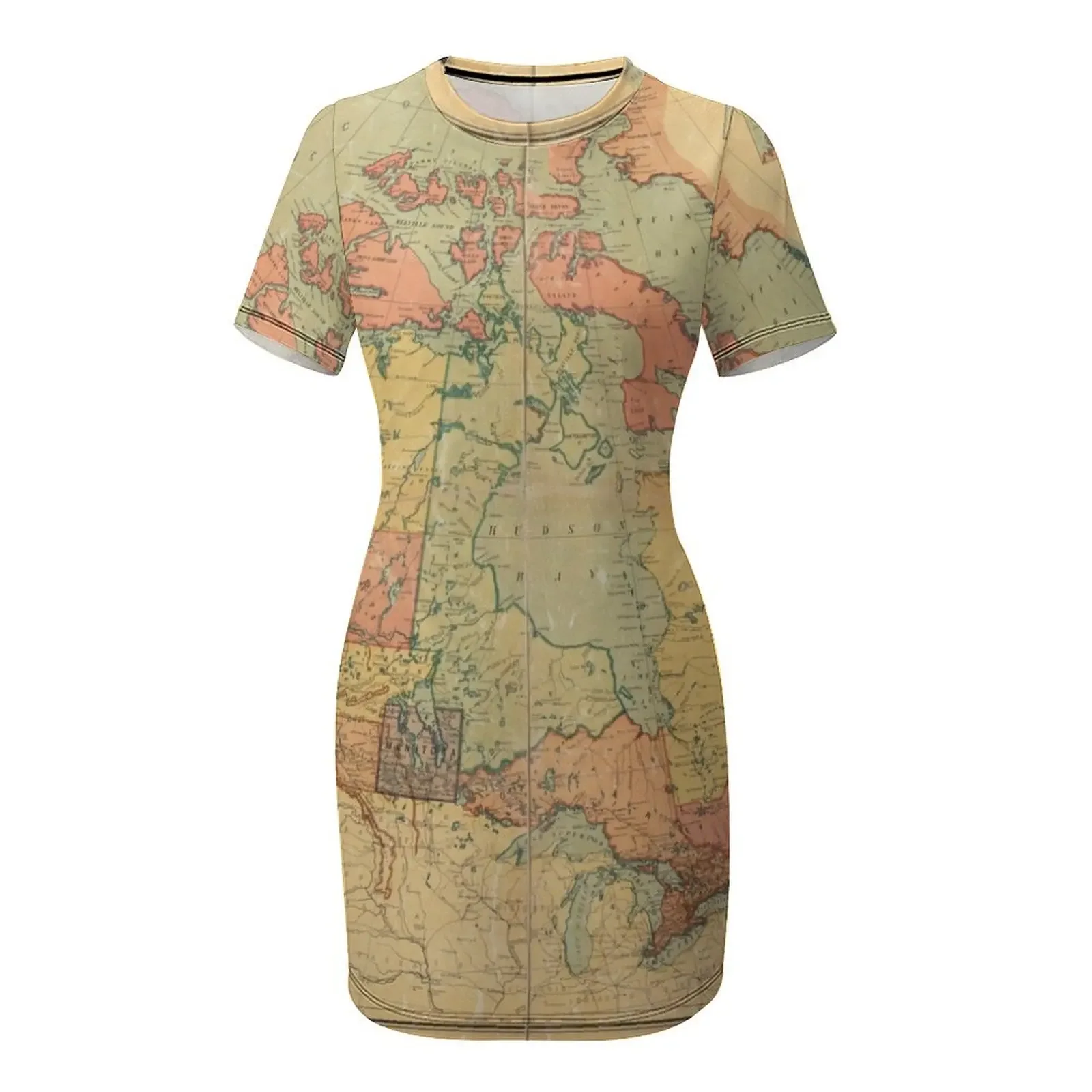 Vintage Map of Canada (1898) S - Summer Clothing Canada avaliação e preço