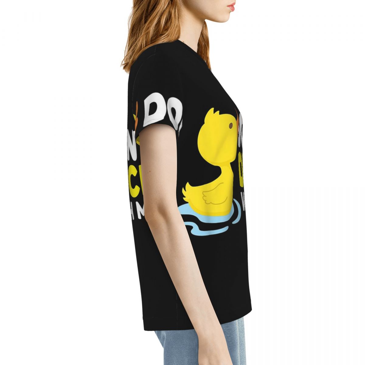 Duck Dont Rubber T-Shirt Women - Summer Duck Clothing avaliação e preço