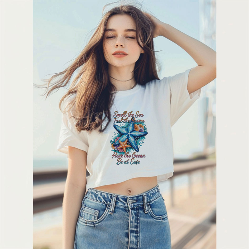 Bright Cartoon Heat Transfer D - Summer Duck Clothing avaliação e preço