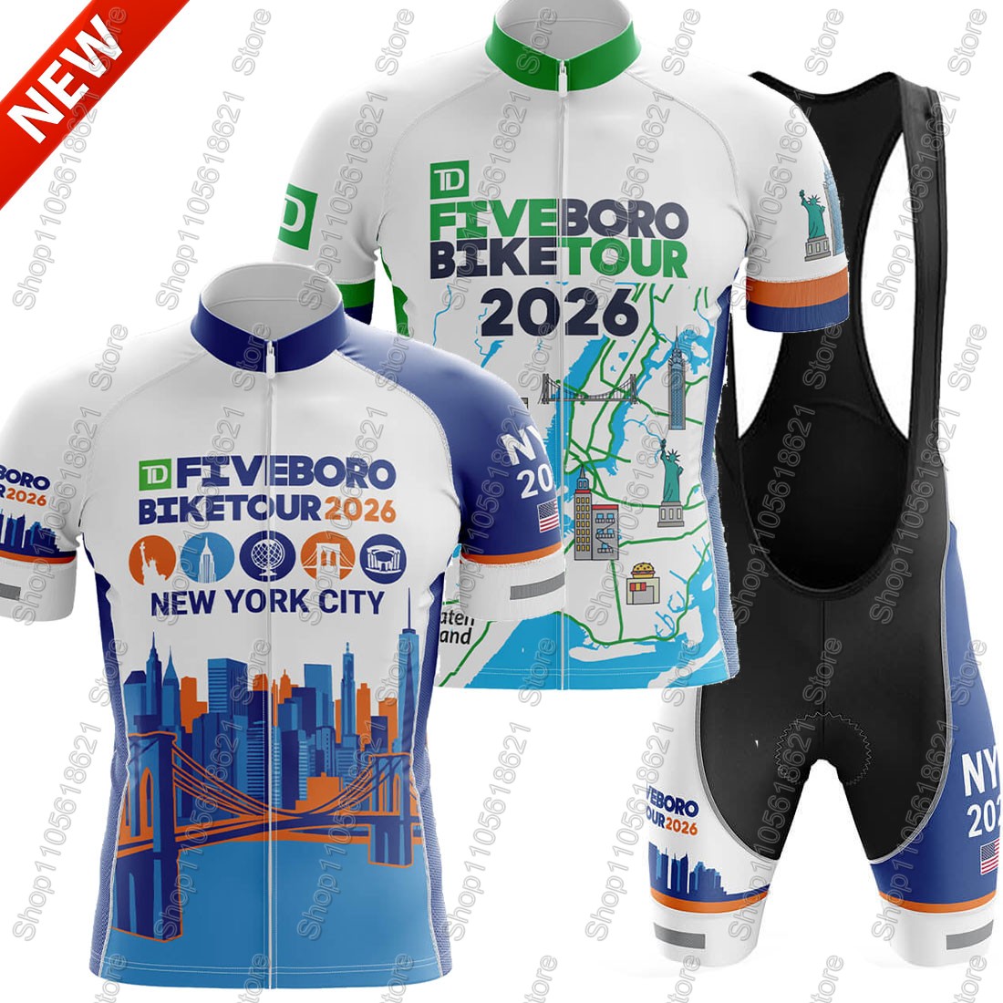 NYC-Cycling-Tour 2026 Team Jer - Summer Clothing Nyc avaliação e preço