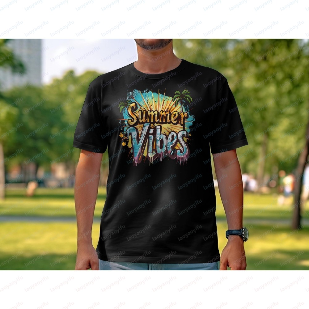 Unisex Summer Vibes T-Shirt Co - Summer Vibes Clothing Men avaliação e preço