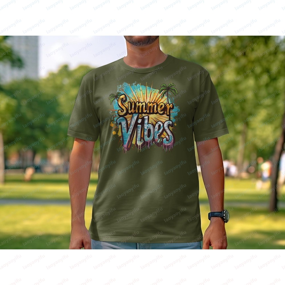 Unisex Summer Vibes T-Shirt Co - Summer Vibes Clothing Men avaliação e preço
