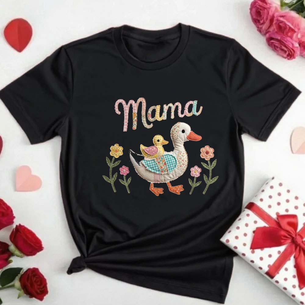 Women Summer Mama Duck Patchwo - Summer Duck Clothing avaliação e preço