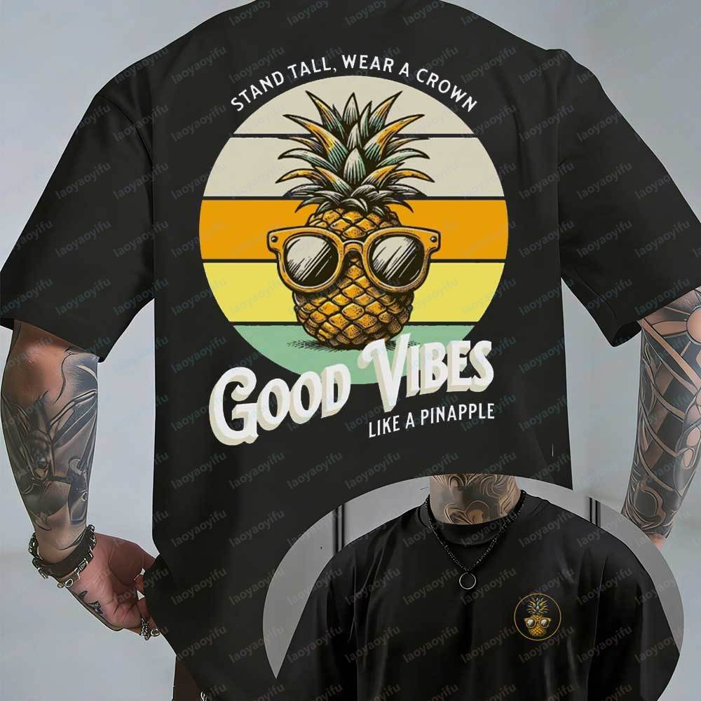 Men's Retro Summer Graphic T-S - Summer Vibes Clothing Men avaliação e preço