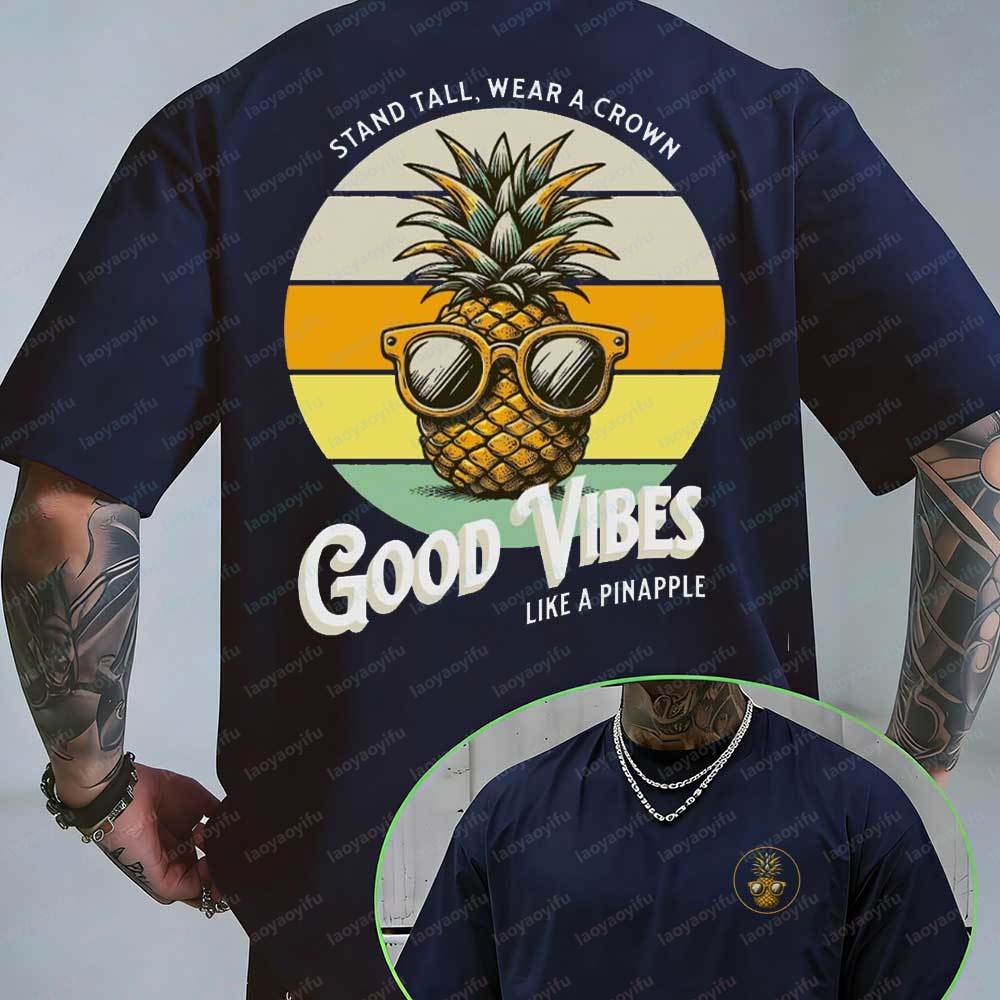 Men's Retro Summer Graphic T-S - Summer Vibes Clothing Men avaliação e preço