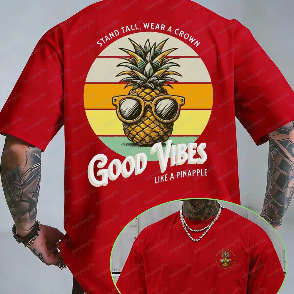 Men's Retro Summer Graphic T-S - Summer Vibes Clothing Men avaliação e preço
