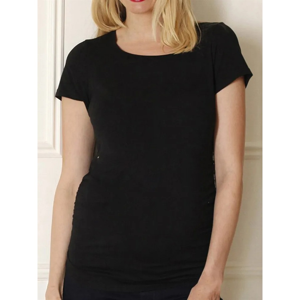 Neck Short Sleeve Women's Clot - Summer Clothing Aesthetic avaliação e preço