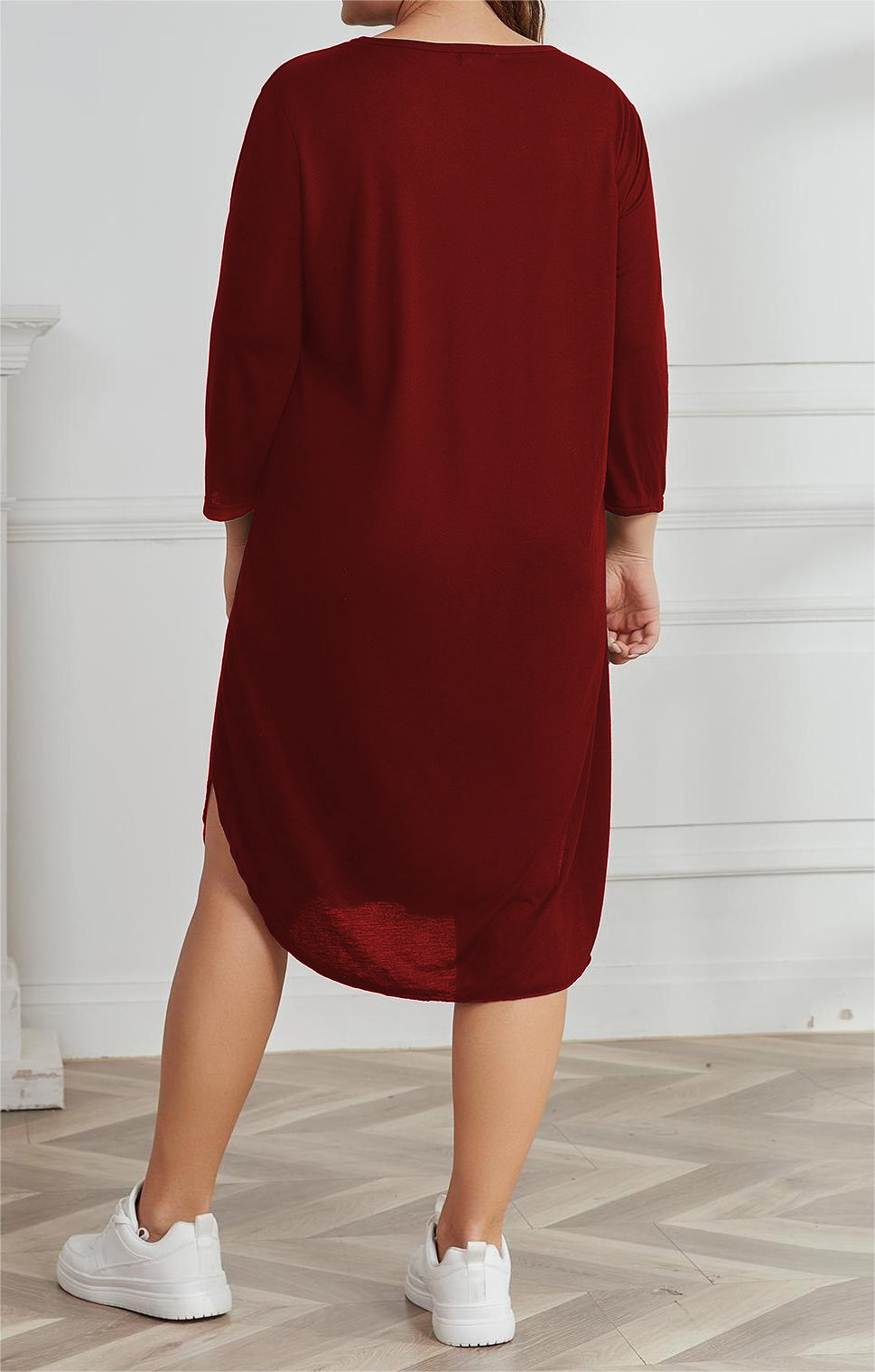 Women's Plus Size 3/4 Sleeve C - Summer Nights Clothing avaliação e preço