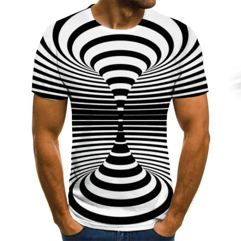 Men's 3D printed T-shirt, over - Summer Clothing Affordable avaliação e preço