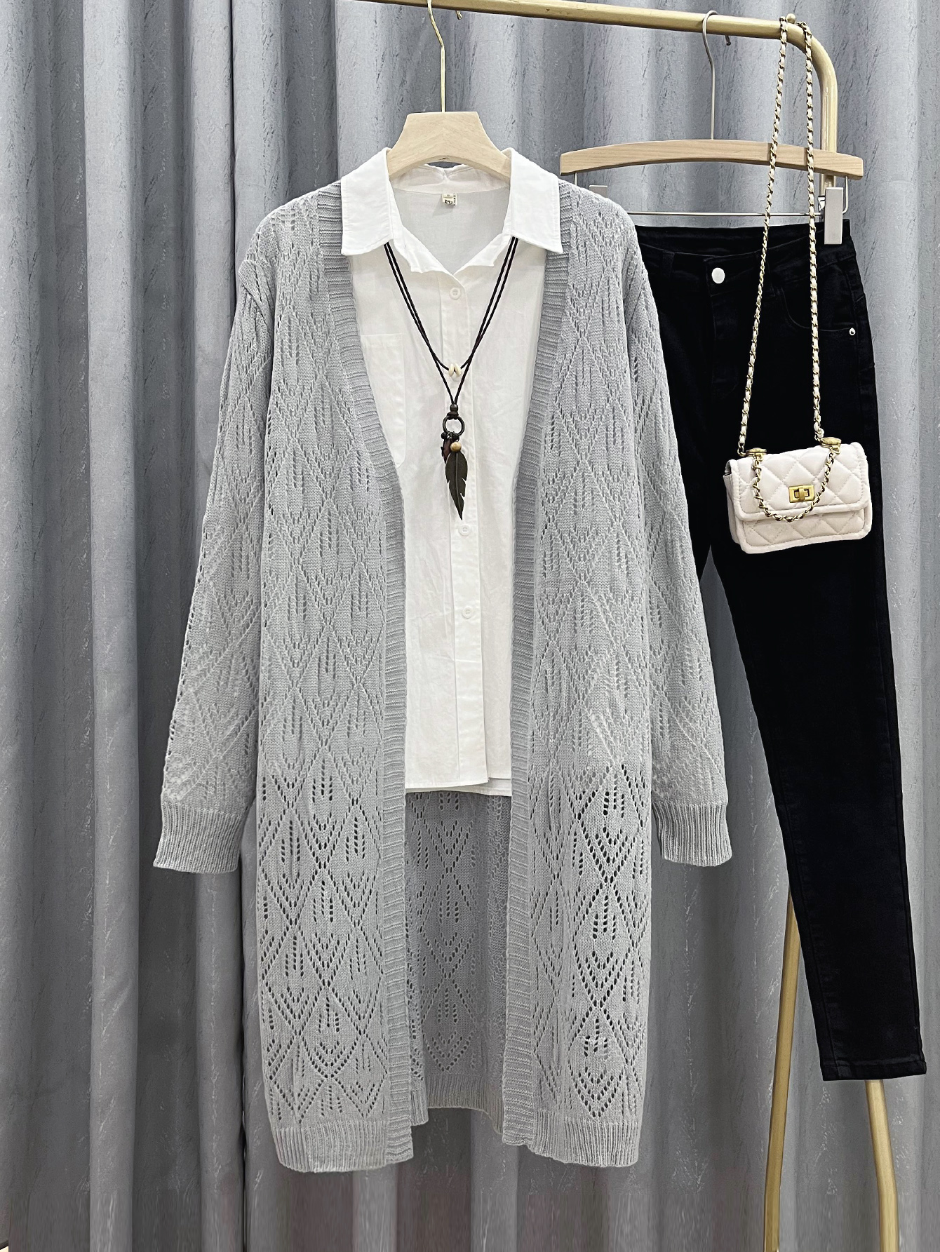 plus Size Open Cardigan Loose  - Summer Clothing Juniors avaliação e preço