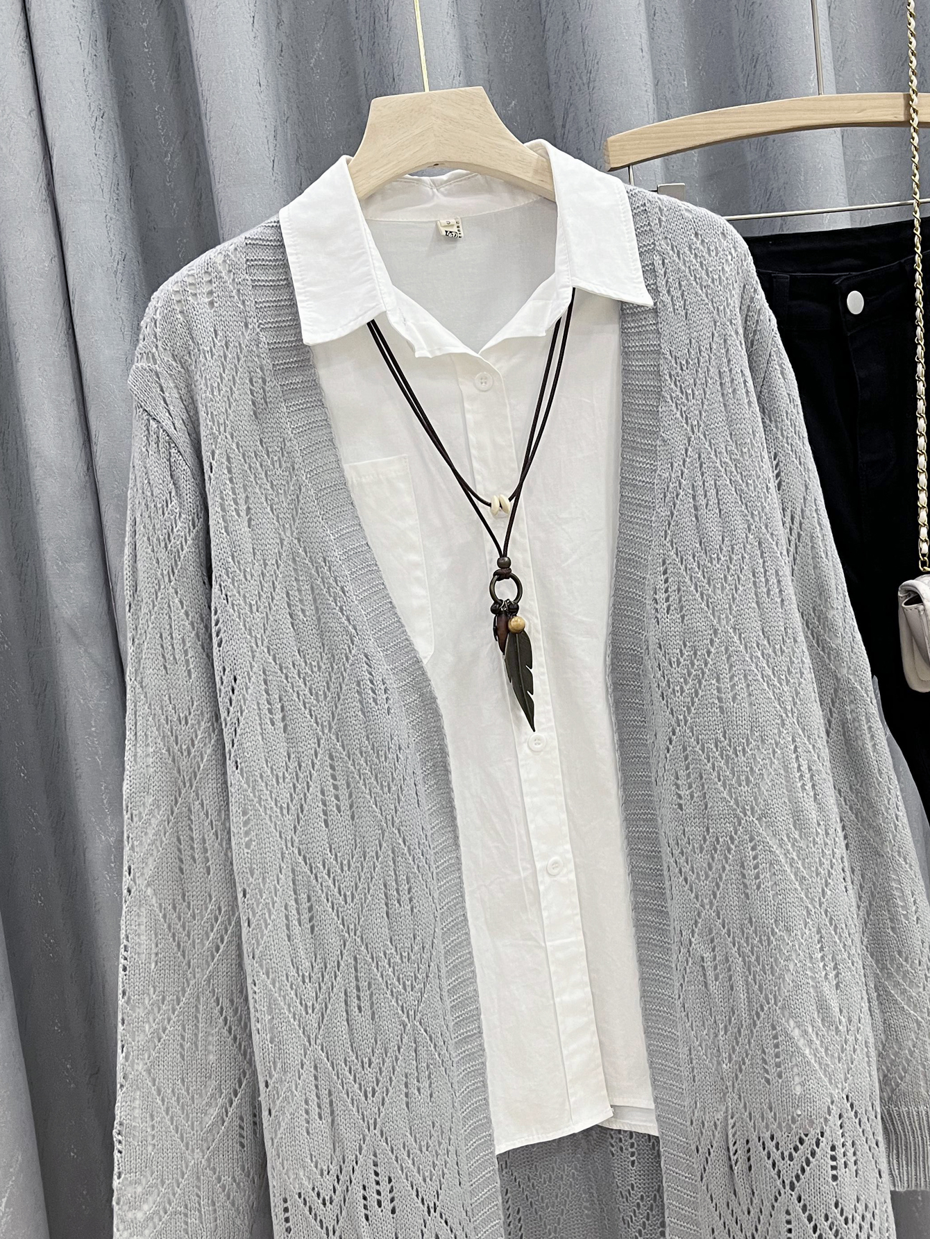 plus Size Open Cardigan Loose  - Summer Clothing Juniors avaliação e preço