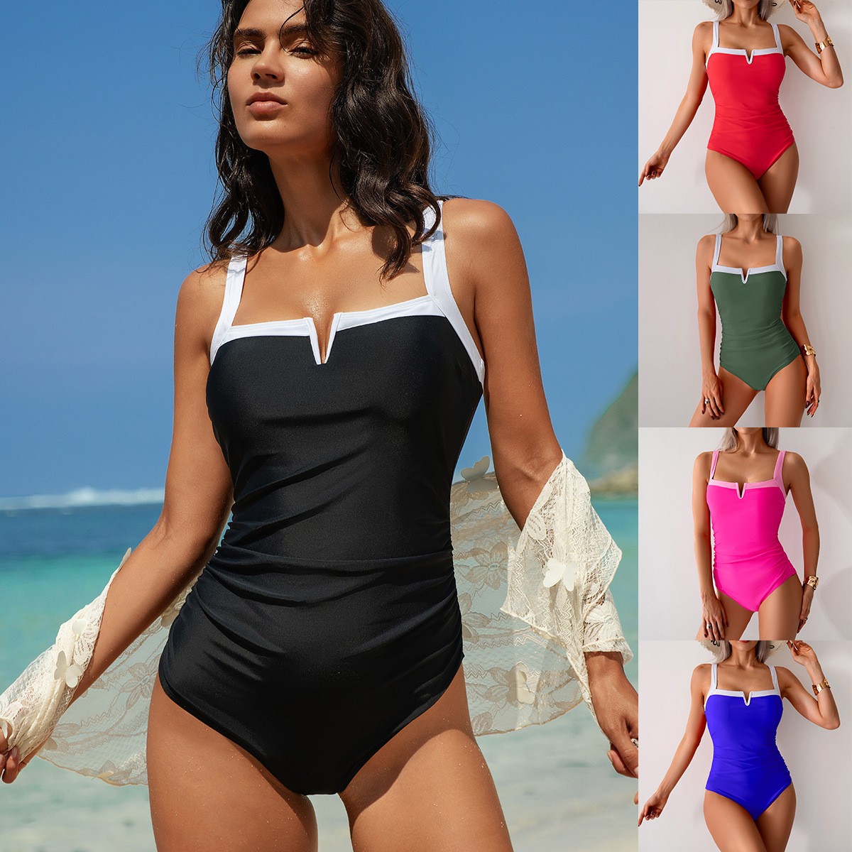 Swimwear Woman One Piece Swims - Swimsuit One Piece avaliação e preço