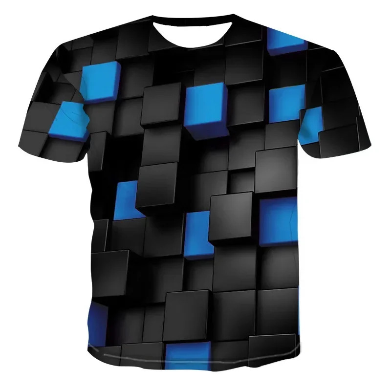Men's 3D printed T-shirt, over - Summer Clothing Affordable avaliação e preço