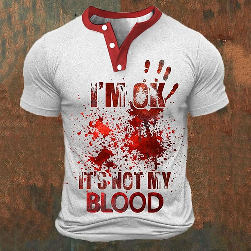 Funny 3D Letter Print Men's He - Summer Clothes Fashion avaliação e preço