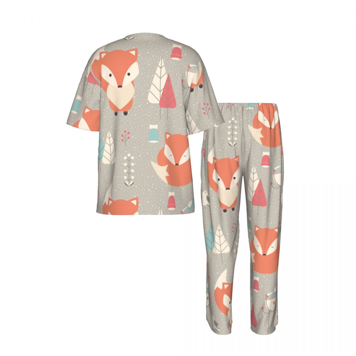 Men Pajamas Suit Short Sleeved - Summer Clothing Patterns avaliação e preço