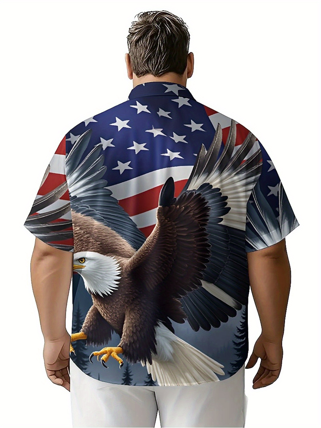 Men's Plus Size Hawaiian Shirt - Summer Clothing Patterns avaliação e preço