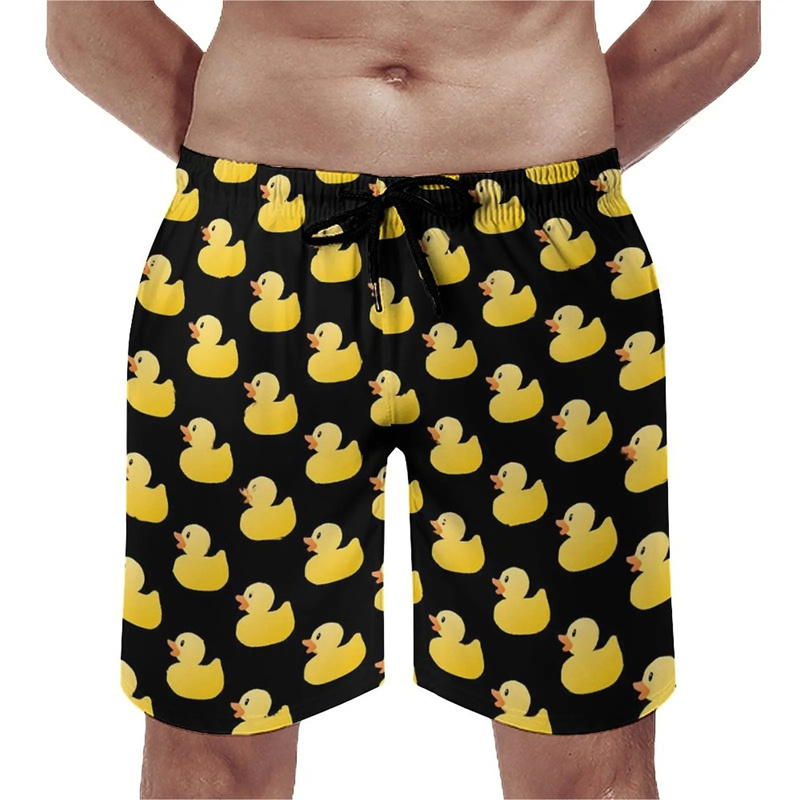 Funny Duck 3D Printed Beach Sh - Summer Duck Clothing avaliação e preço