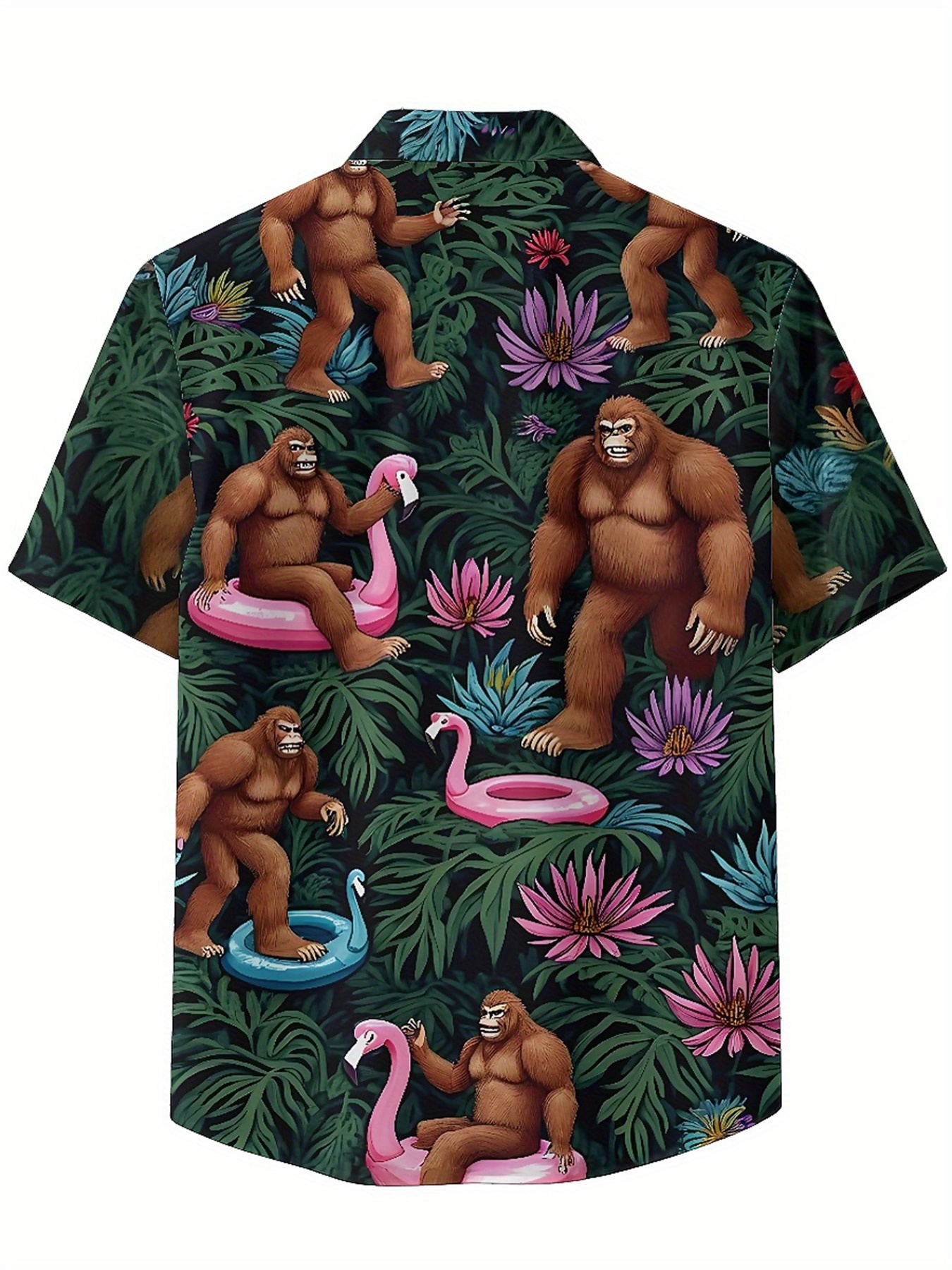 Men's Plus Size Hawaiian Shirt - Summer Clothing Patterns avaliação e preço