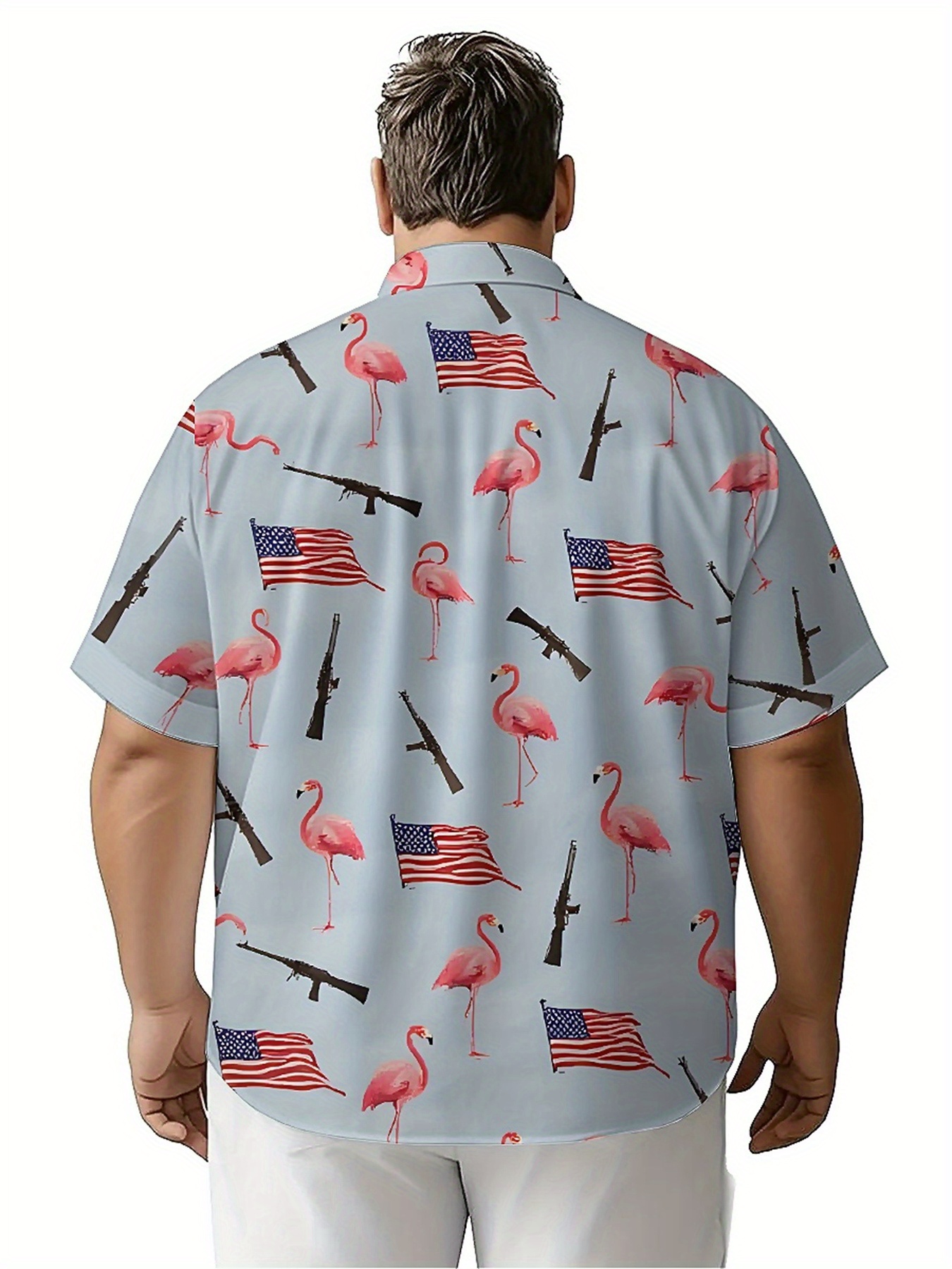 Men's Plus Size Hawaiian Shirt - Summer Clothing Plus Size avaliação e preço