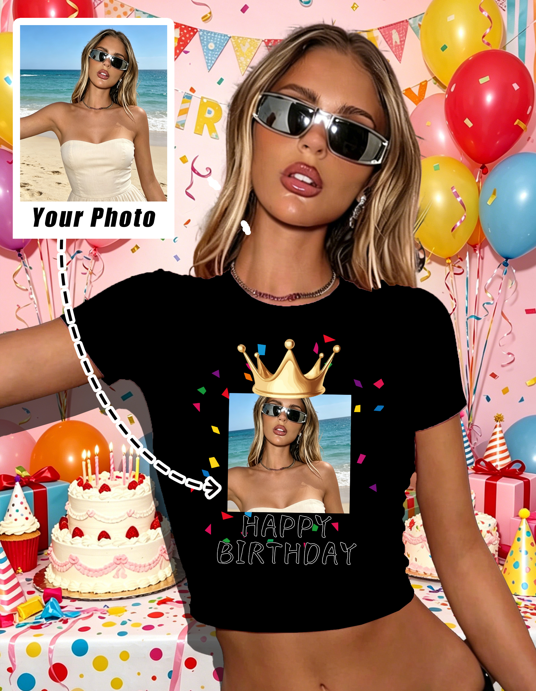 Custom Graphic Logo  Slim T Sh - Summer Clothing Juniors avaliação e preço