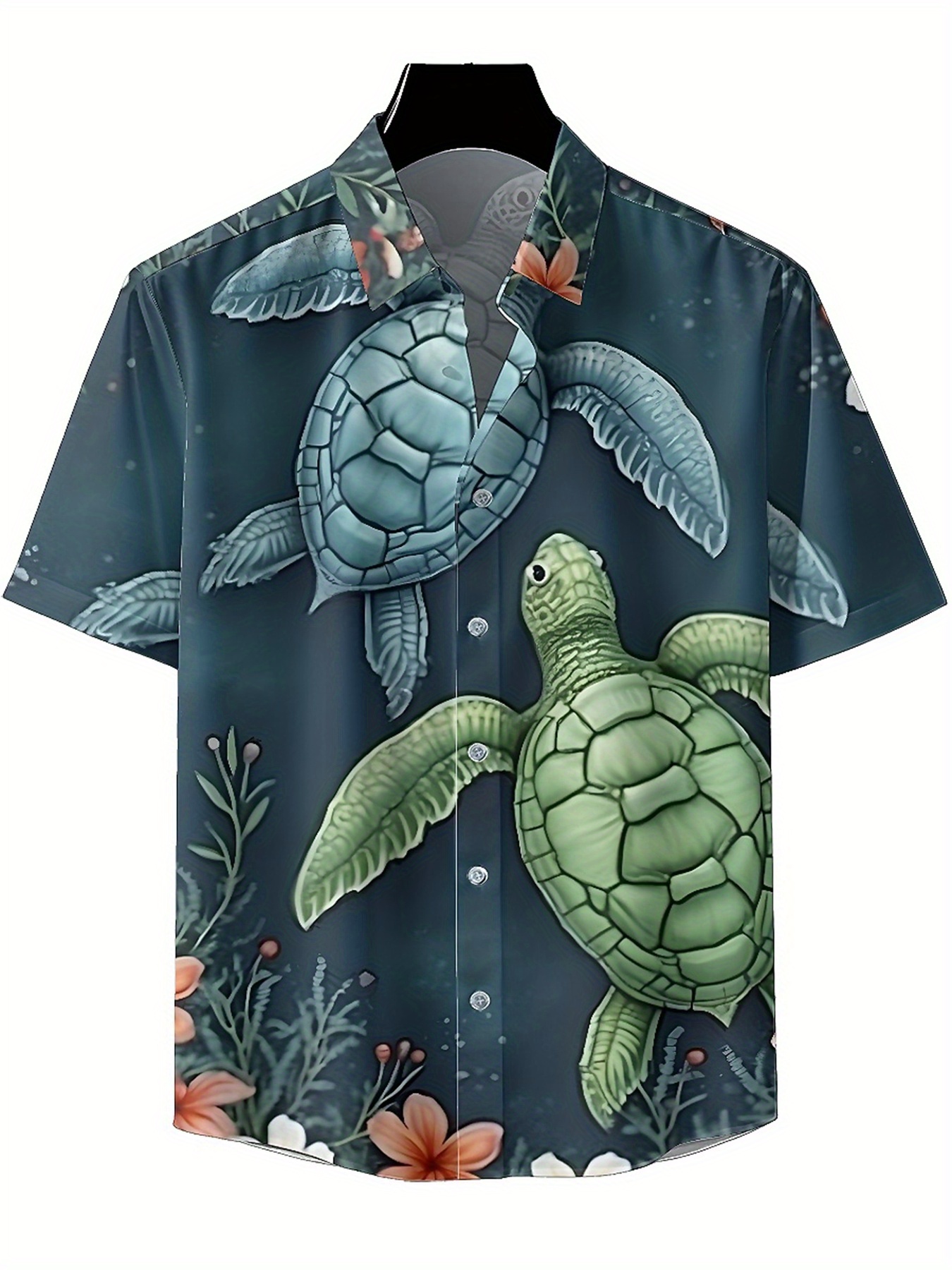 Men's Plus Size Hawaiian Shirt - Summer Clothing Patterns avaliação e preço
