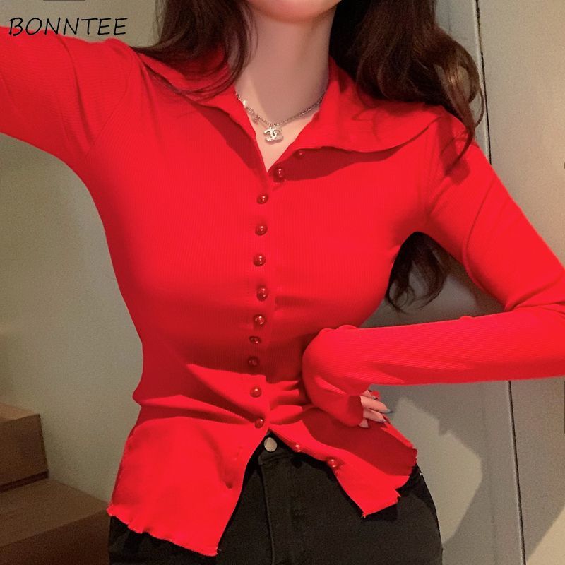 Shirts Women Skinny Elegant Si - Summer Clothing Aesthetic avaliação e preço