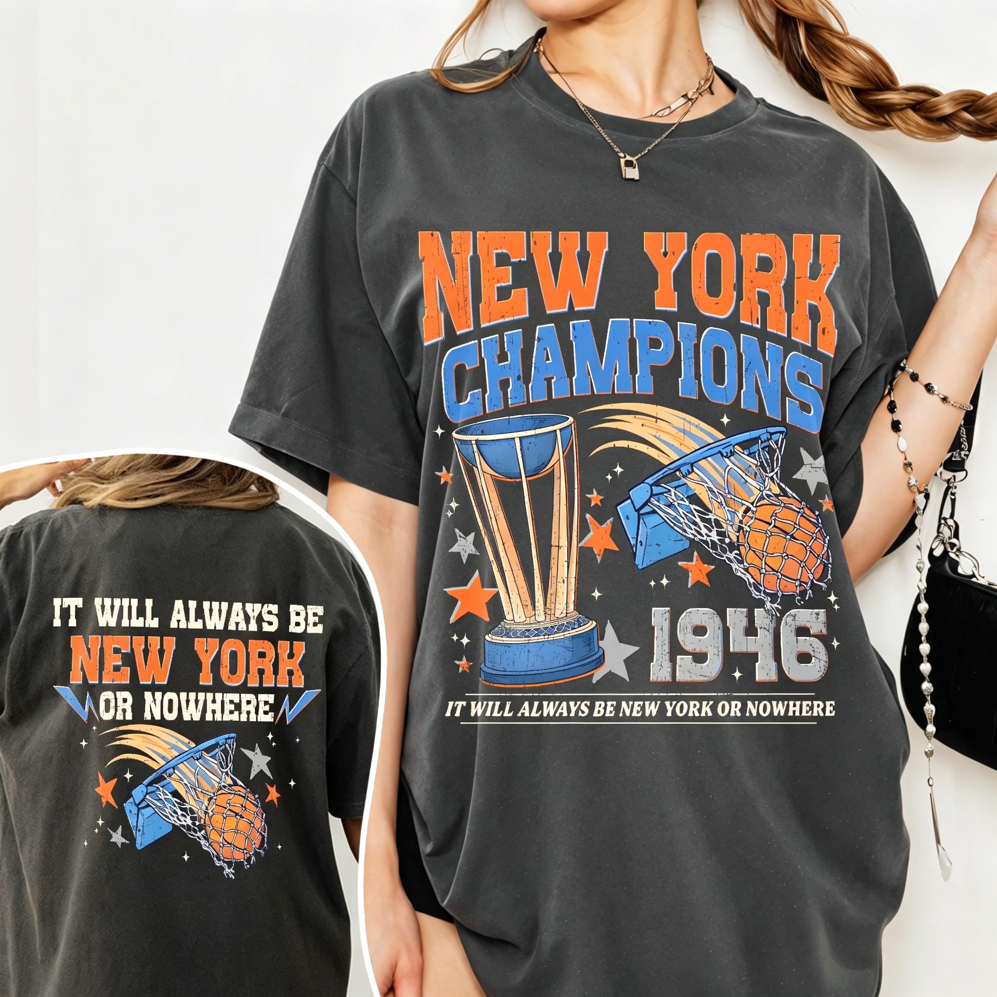 Vintage Basketball Playoff Shi - Summer Clothing Nyc avaliação e preço